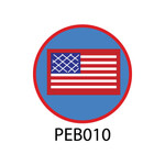 Pebble Patches - PEB010 - Flag