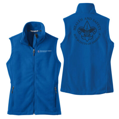 L219 - Health & Safety - EMB - Ladies Fleece Vest Thumbnail