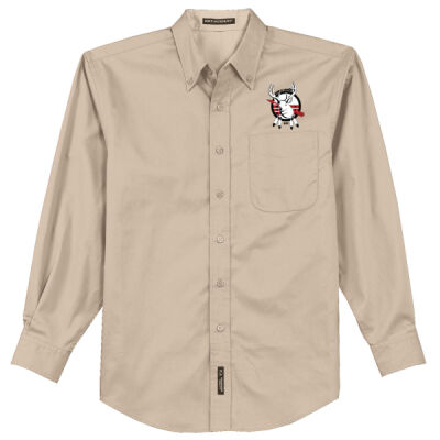 S608 - B117-Sipp-O Lodge Logo - EMB - Buckeye Council Sipp-O Lodge Long Sleeve Easy Care Shirt Thumbnail