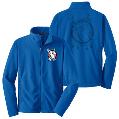 F217 - B117-Sipp-O Lodge Logo - EMB - Buckeye Council Sipp-O Lodge Fleece Jacket with Laser Etch Back Thumbnail