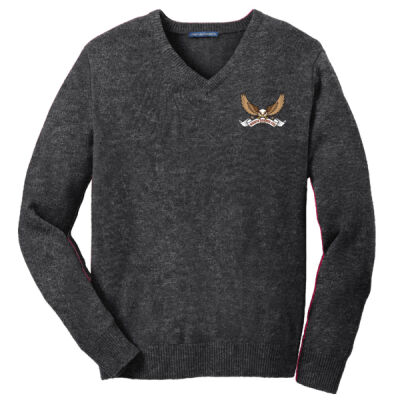 SW300 - P120-Wunita Logo - EMB - PA Dutch Council Wunita Gokhos #39 V-Neck Sweater Thumbnail