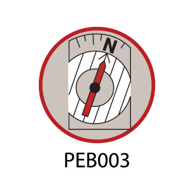Pebble Patches - PEB003 - Compass Thumbnail