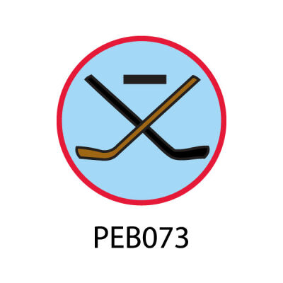 Pebble Patches - PEB073 - Hockey Thumbnail